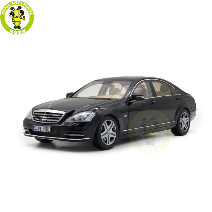 1/18 Motorhelix Mercedes Benz S600L S600 S CLASS W221 Diecast Model Toy Car Gifts For Friends Father