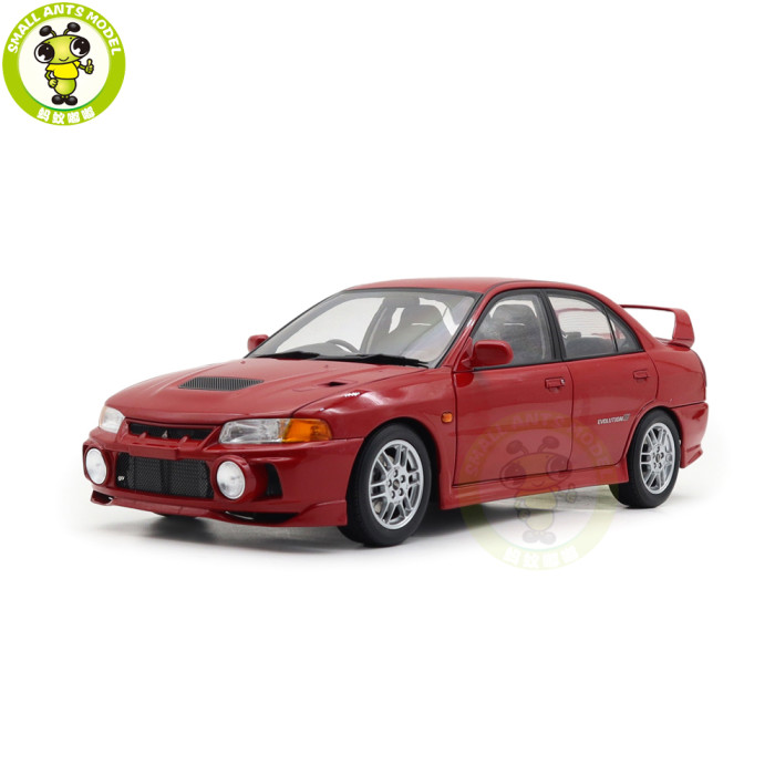 1/18 MOTORHELIX Mitsubishi EVO IV Diecast Model Toy Car Gifts For Father Friends