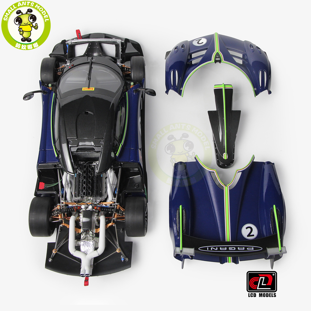 LCD Pagani Huayra R パガーニ ウアイラ R 1/18 1/18 LCD Pagani Huayra R (Carbon Black) Diecast Car Model