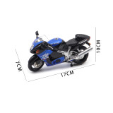 1/12 Suzuki GSX-1300R Hayabusa LCD Models Diecast Motorcycle Model Gifts For Friends Father