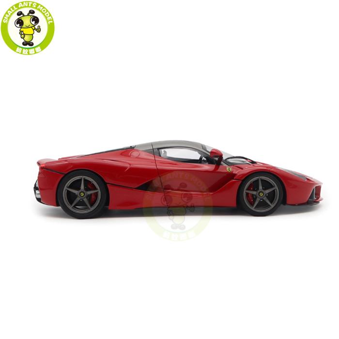 1/18 BBR 182221-5 Ferrari LaFerrari Rosso Corsa 322 Carbon Top And Grey Rims Diecast Model Toys Car Gifts For Father Friends