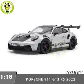 1/18 Porsche 911 992 GT3 RS 2022 Norev 187371 187366 Diecast Model Toys Car Gifts For Friends Father