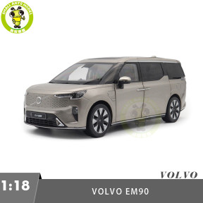 1/18  Volvo EM90 MPV Electric Vehicle Diecast Model Toy Car Gifts For Friends Father Collection
