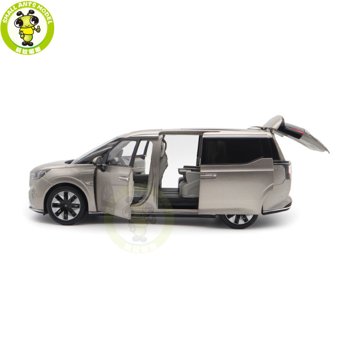 1/18  Volvo EM90 MPV Electric Vehicle Diecast Model Toy Car Gifts For Friends Father Collection