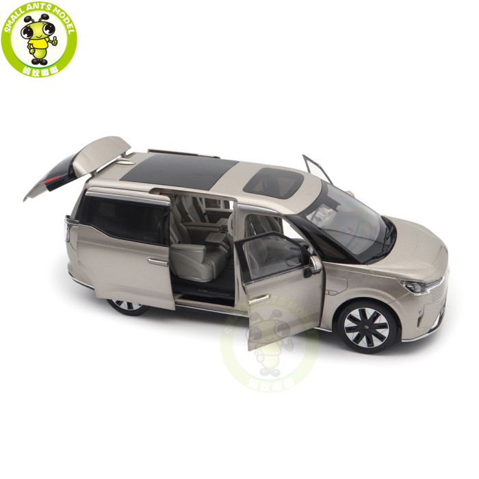 1/18  Volvo EM90 MPV Electric Vehicle Diecast Model Toy Car Gifts For Friends Father Collection