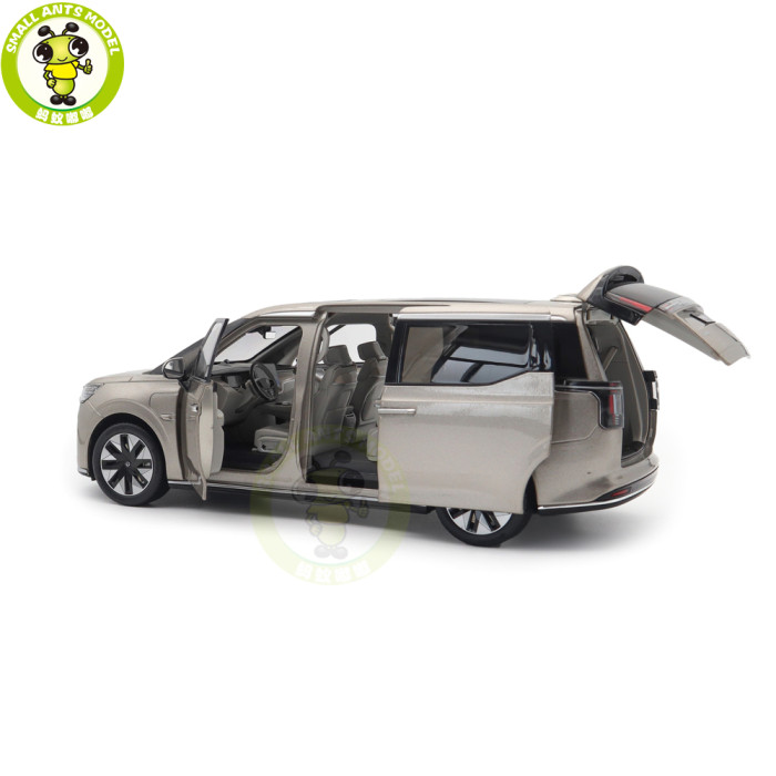1/18  Volvo EM90 MPV Electric Vehicle Diecast Model Toy Car Gifts For Friends Father Collection
