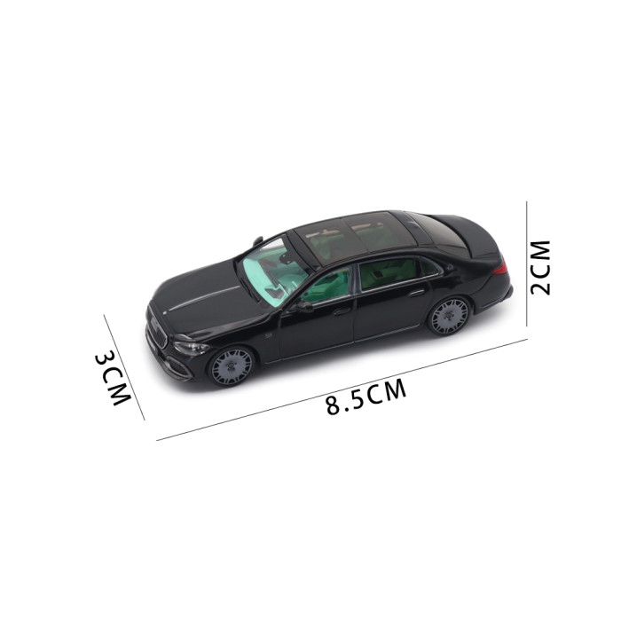 1/64 Almost Real Brabus S850 Maybach Masterpiece 2023 Diecast Model Toys Car Gifts
