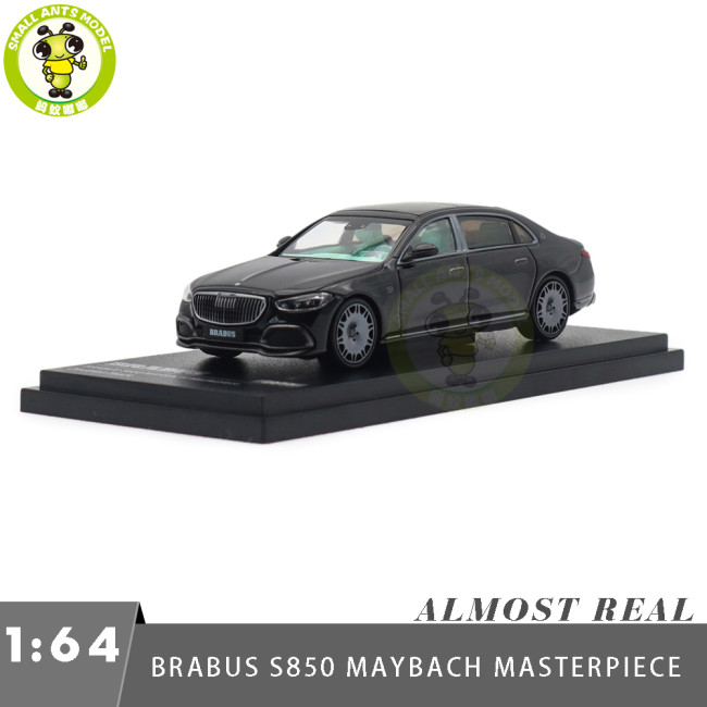 1/64 Almost Real Brabus S850 Maybach Masterpiece 2023 Diecast Model Toys Car Gifts