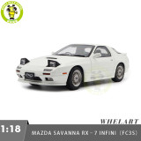 1/18 Mazda Savanna RX-7 RX 7 INFINI FC3S Whelart Diecast Model Toy Car Gifts For Friends Father