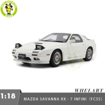 1/18 Mazda Savanna RX-7 RX 7 INFINI FC3S Whelart Diecast Model Toy Car Gifts For Friends Father