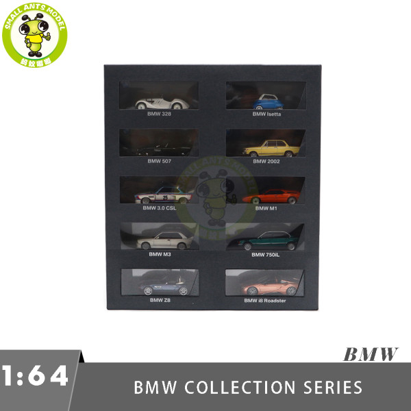 1/64 Almost Real BMW Model Cars Set Isetta 2002 M1 M3 750iL  328 507 3.0CSL Z8 i8 Roadster Diecast Model Toy Car