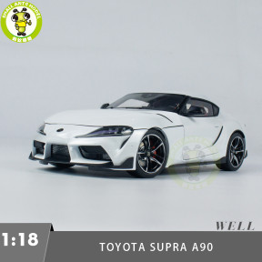 Pre-order 1/18 WELL Toyota Supra A90 Diecast Model Car Gifts For Father Friends