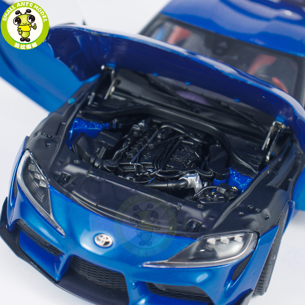 Modèle Réduit Toyota Supra A90 1:18 WELL - Métal, Toutes Portes Ouvrantes - Neuf