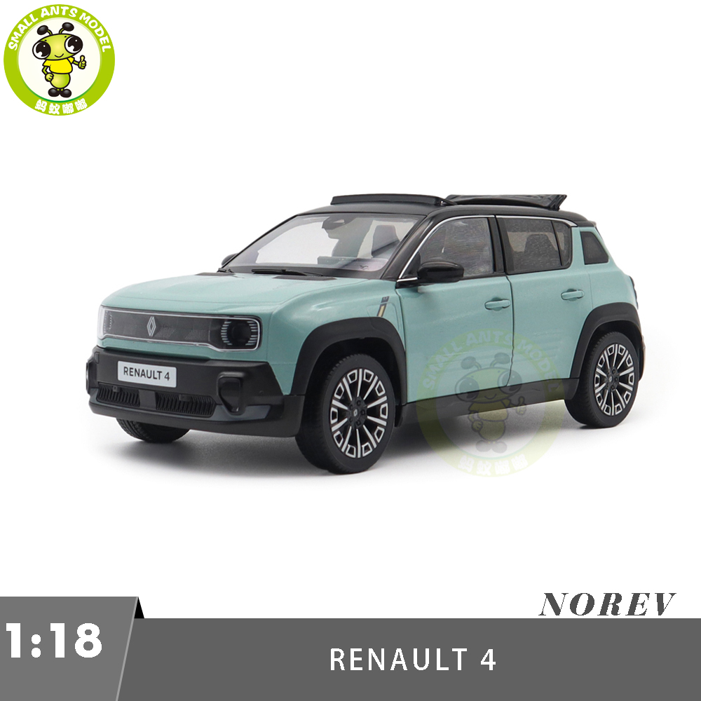 1/18 Renault 4 E-Tech 100% Electric 2025 Norev 185520 France Green