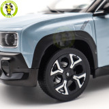 1/18 Renault 4 E-Tech 100% Electric 2025 Norev 185521 Cloud Blue Diecast Model Toy Car Gifts For Father Friends