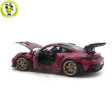 1/18 Porsche 911 992 GT3 RS 2022 Norev Diecast Model Toys Car Gifts For Friends Father