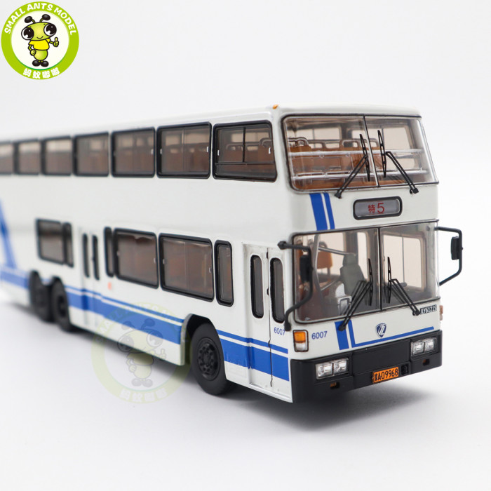 1/64 Jinling Double Decker City Bus JLY6121S Diecast Model Toy Car Bus Gifts For Friends