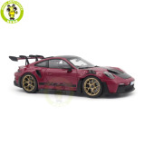 1/18 Porsche 911 992 GT3 RS 2022 Norev Diecast Model Toys Car Gifts For Friends Father