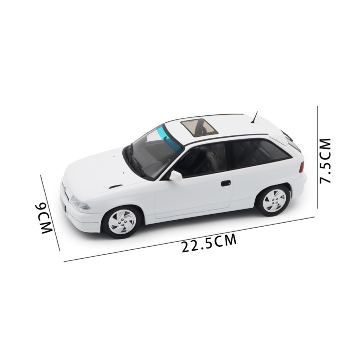 1/18 Opel Astra Gsi 1991 Norev 183673 White Diecast Model Toy Car Gifts For Father Friends