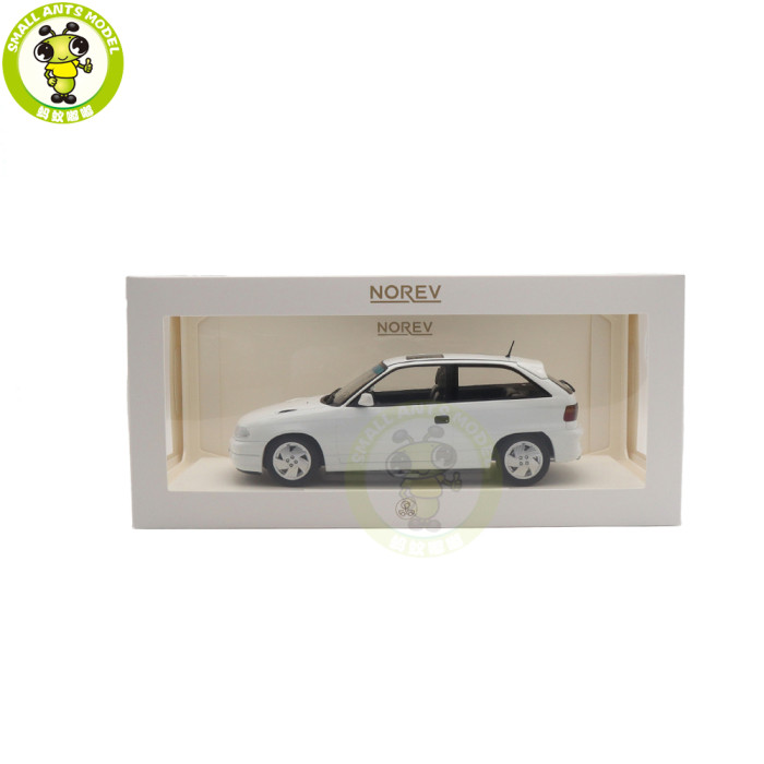 1/18 Opel Astra Gsi 1991 Norev 183673 White Diecast Model Toy Car Gifts For Father Friends