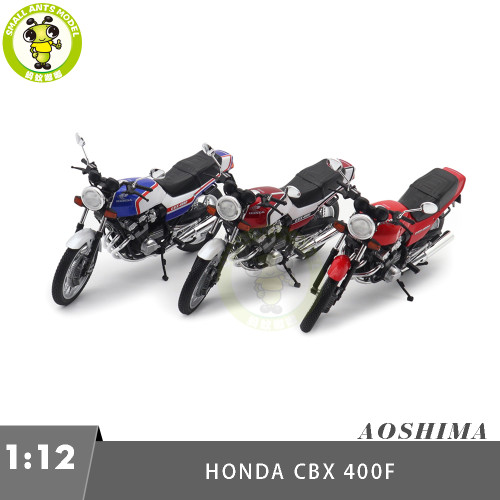 1/12 AOSHIMA Honda CBX400F CBX 400F Diecast Model Motorcycle Car Toy Gifts For Friends Father