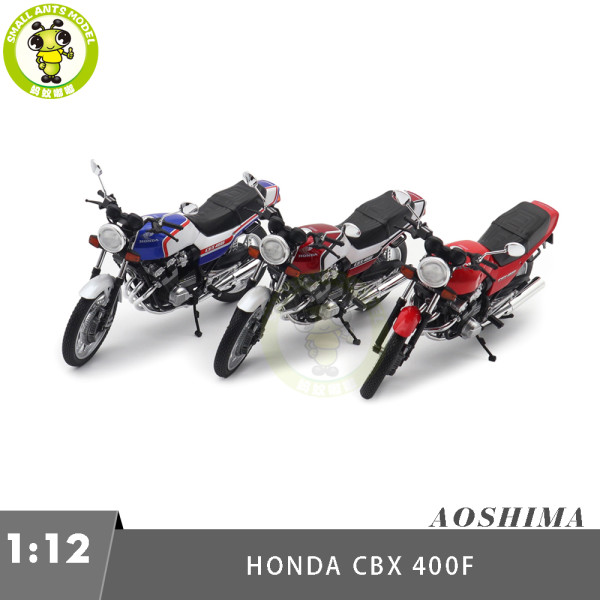 1/12 AOSHIMA Honda CBX 400F Diecast Model Motorcycle Car Toy Gifts For Friends Father