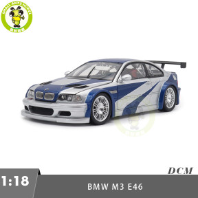 1/18 BMW M3 GTR GT R E46 Need For Speed NFS 9 IX Diecast Model Toys Car Boys Girls Gifts