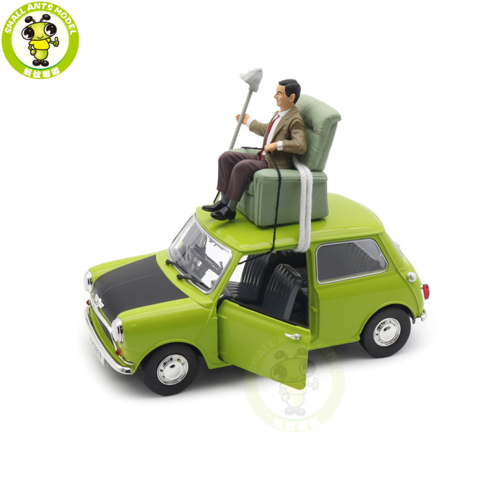 1/18 TINY BMW MINI Cooper Mr Bean Diecast Model Car Toys Kids Gifts