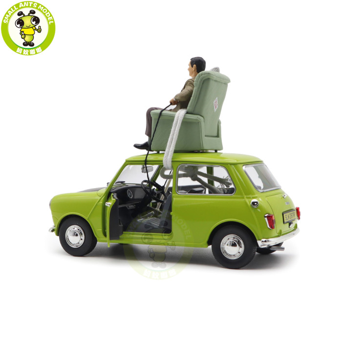 1/18 TINY BMW MINI Cooper Mr Bean Diecast Model Car Toys Kids Gifts