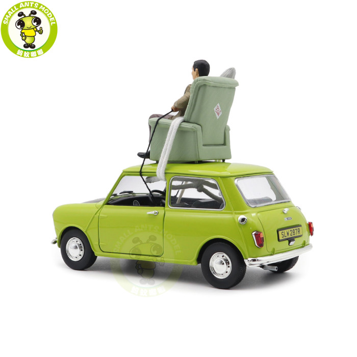 1/18 TINY BMW MINI Cooper Mr Bean Diecast Model Car Toys Kids Gifts