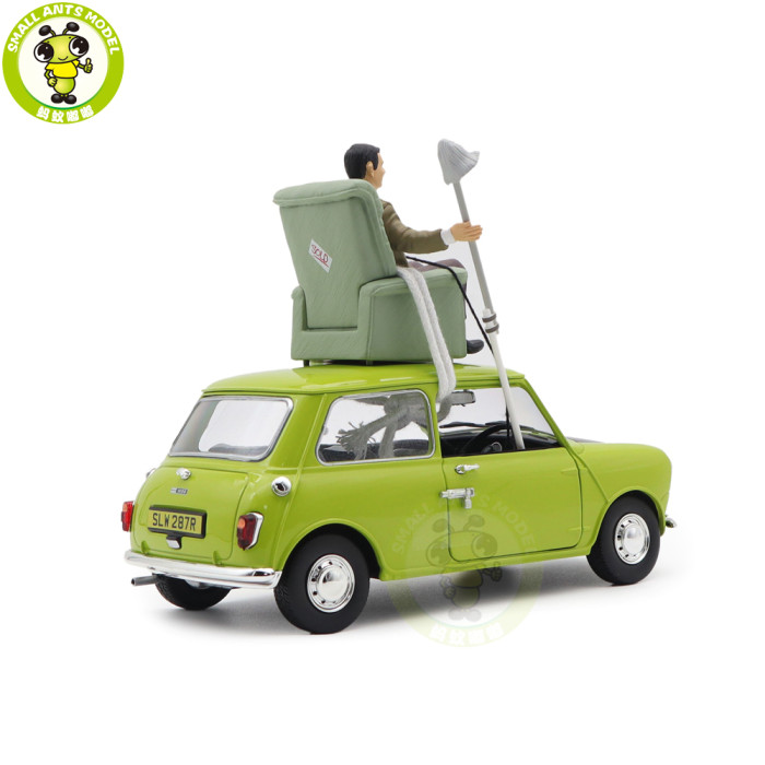 1/18 TINY BMW MINI Cooper Mr Bean Diecast Model Car Toys Kids Gifts