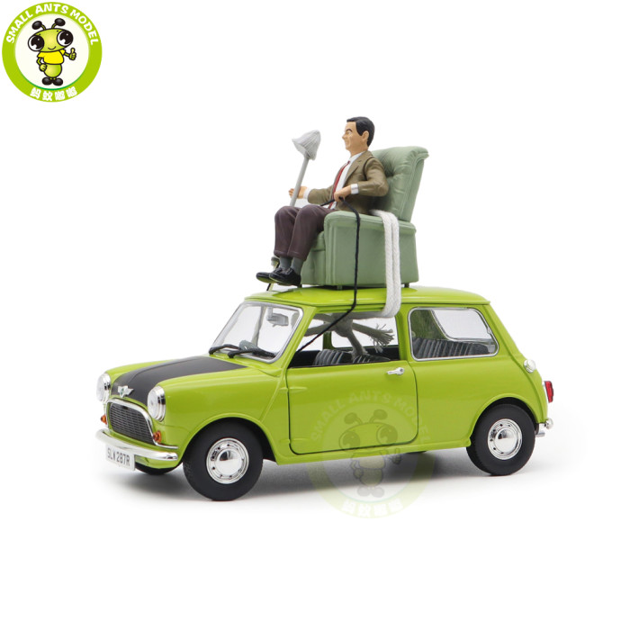 1/18 TINY BMW MINI Cooper Mr Bean Diecast Model Car Toys Kids Gifts