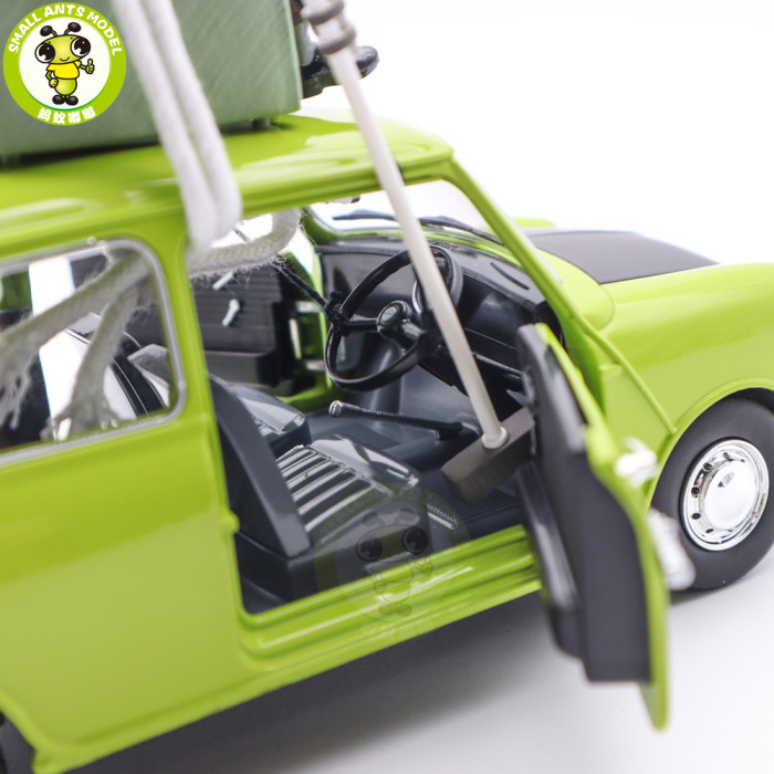 1/18 TINY BMW MINI Cooper Mr Bean Diecast Model Car Toys Kids Gifts