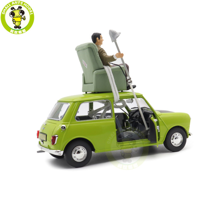 1/18 TINY BMW MINI Cooper Mr Bean Diecast Model Car Toys Kids Gifts