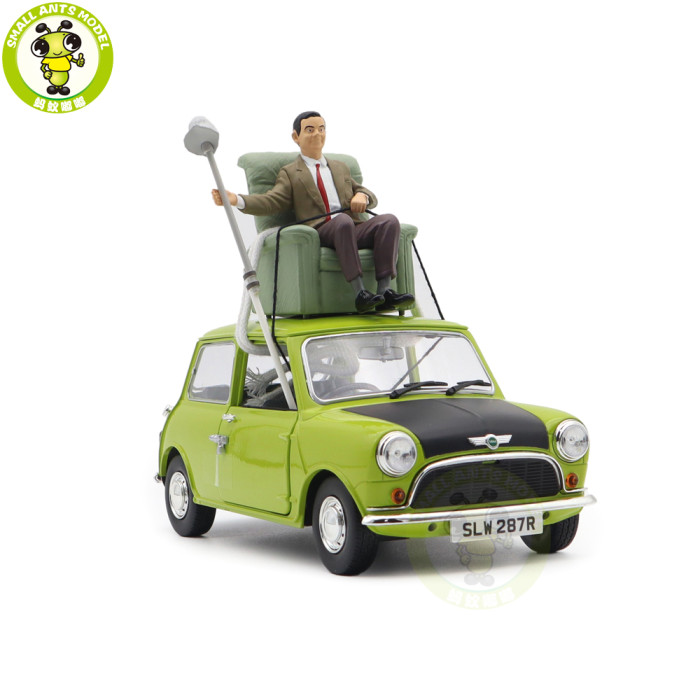 1/18 TINY BMW MINI Cooper Mr Bean Diecast Model Car Toys Kids Gifts