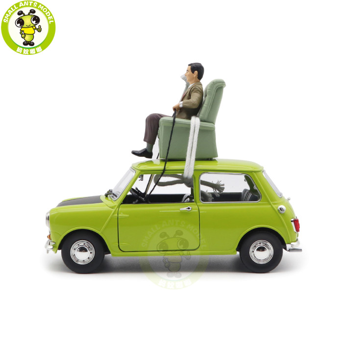 1/18 TINY BMW MINI Cooper Mr Bean Diecast Model Car Toys Kids Gifts
