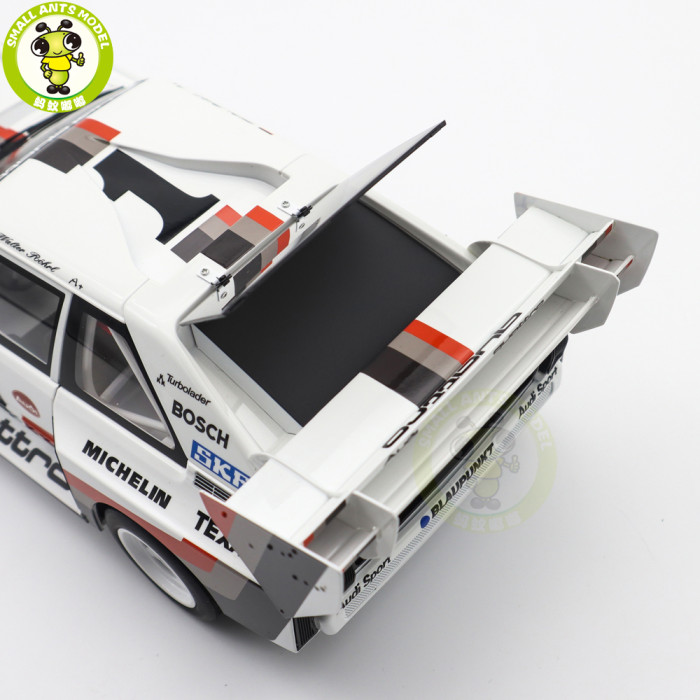 1/18 AUDI Quattrio S1 Pikes Peak Winner 1987 W.Roehrl #1 Autoart 88700 Model Toys Car Gifts