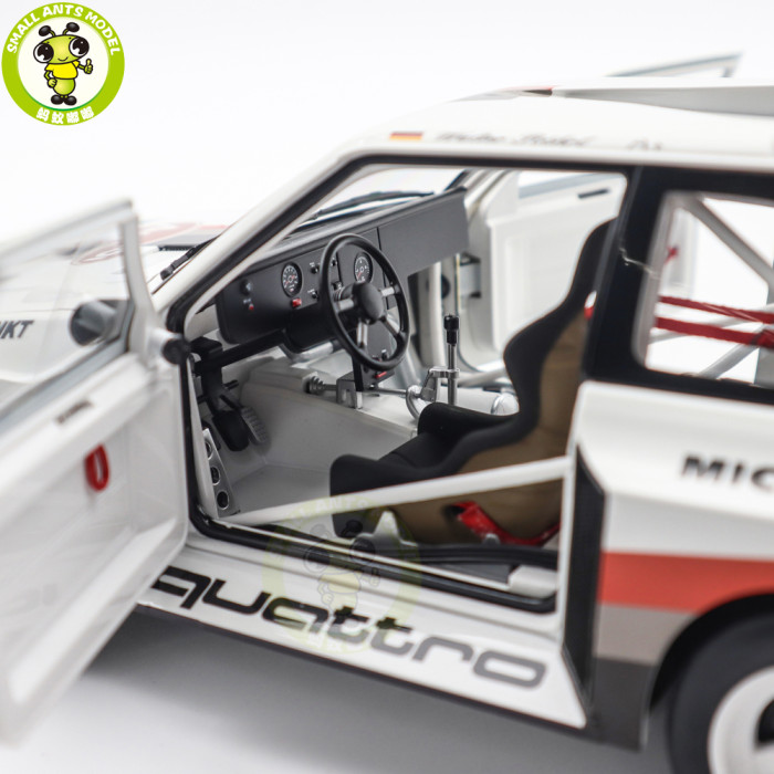 1/18 AUDI Quattrio S1 Pikes Peak Winner 1987 W.Roehrl #1 Autoart 88700 Model Toys Car Gifts