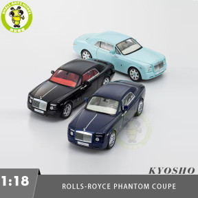 1/18 Rolls-Royce Phantom Coupe Kyosho 08862 Diecast Model Toy Car Gifts For Father Friends