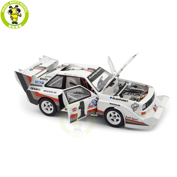 1/18 AUDI Quattrio S1 Pikes Peak Winner 1987 W.Roehrl #1 Autoart 88700 Model Toys Car Gifts