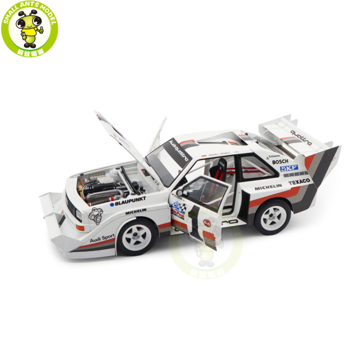 1/18 AUDI Quattrio S1 Pikes Peak Winner 1987 W.Roehrl #1 Autoart 88700 Model Toys Car Gifts