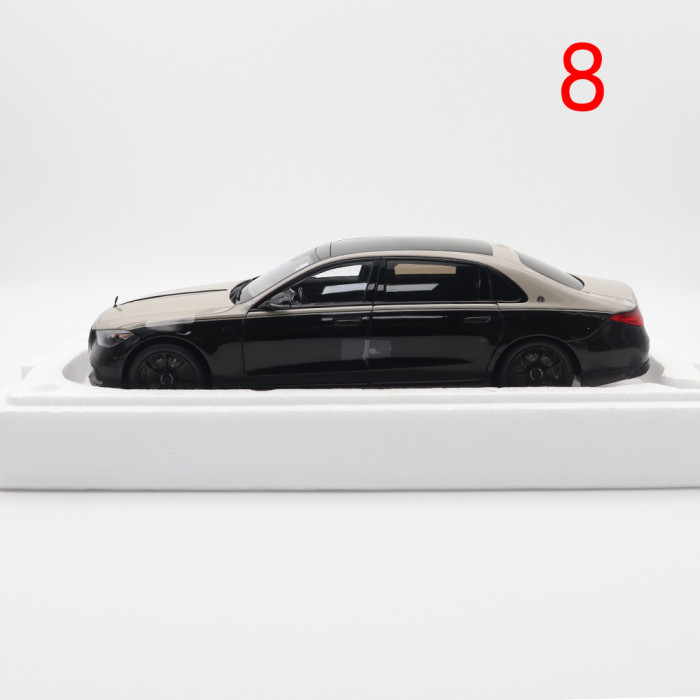 Defective 1/18 Mercedes Maybach S Class Night Series S680 2023 Almost Real 820140 Mojave Silver / Onyx Black Diecast Model Car