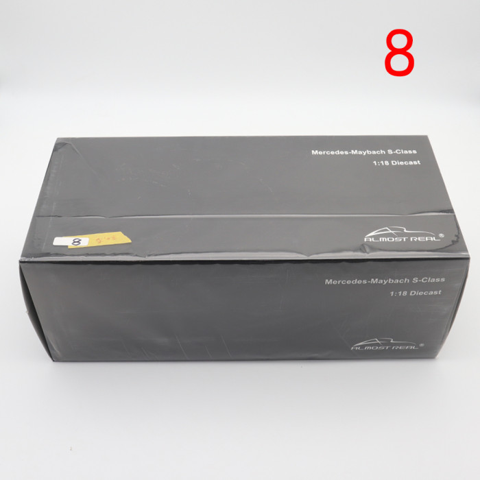 Defective 1/18 Mercedes Maybach S Class Night Series S680 2023 Almost Real 820140 Mojave Silver / Onyx Black Diecast Model Car
