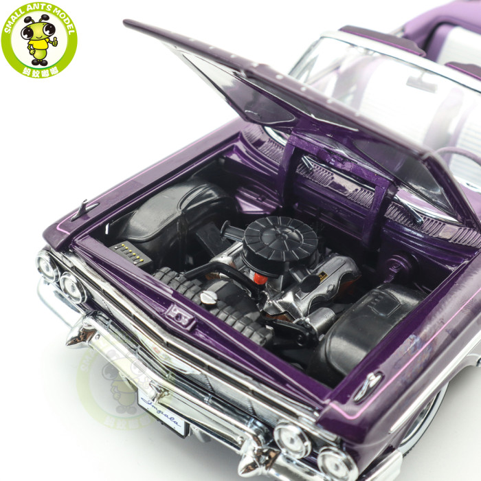 1/18 SUNSTAR Chevrolet 1961 IMPALA Lowrider Open Convertible Diecast Model Toy Car Gifts For Father Friends