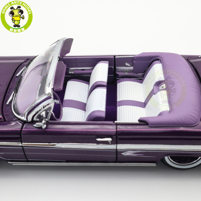 1/18 SUNSTAR Chevrolet 1961 IMPALA Lowrider Open Convertible Diecast Model Toy Car Gifts For Father Friends