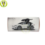 1/18 Tesla Model X P110D Diecast Model Toys Car Gifts For Friends