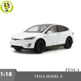 1/18 Tesla Model X P110D Diecast Model Toys Car Gifts For Friends