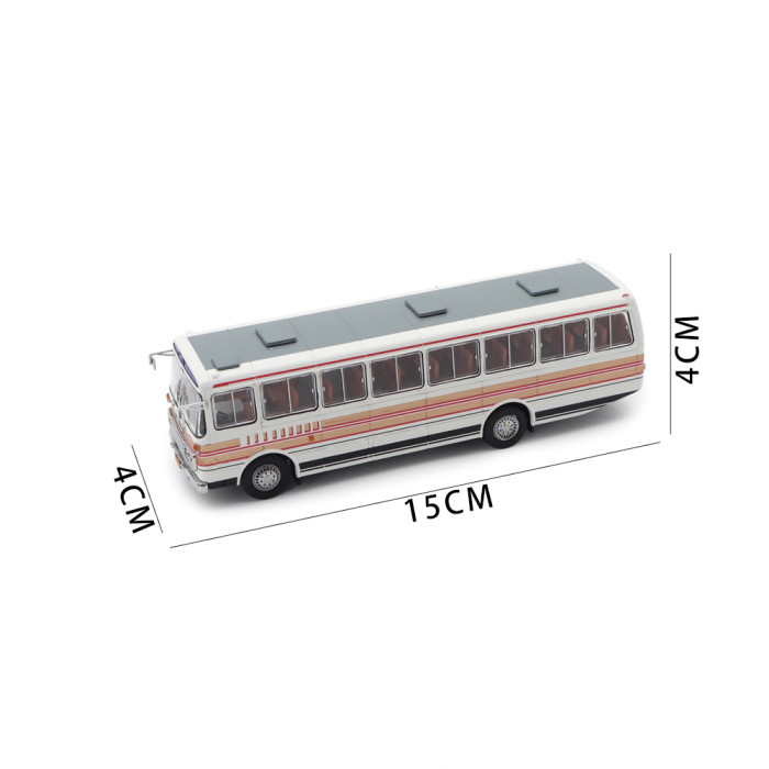 1/64 YAXING Asia Star JT663 Tourist Coach Bus Diecast Model Toy Car Bus Gifts For Friends