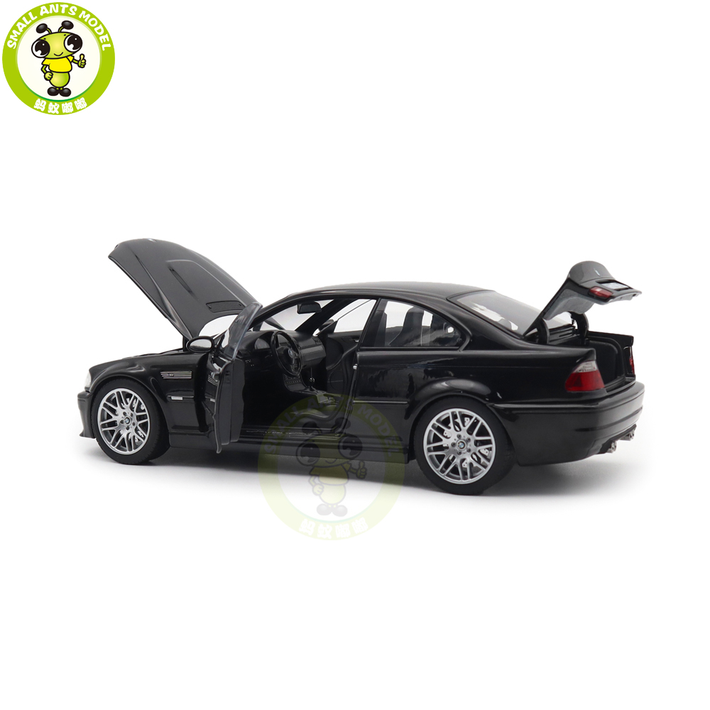 1/18 BMW M3 CSL 2003 E46 Norev 183017 Saphire Black Diecast Model