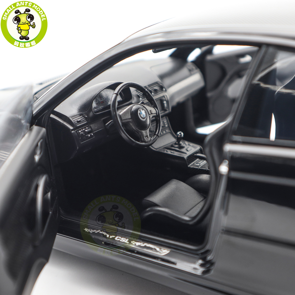 1/18 BMW M3 CSL 2003 E46 Norev 183017 Saphire Black Diecast Model